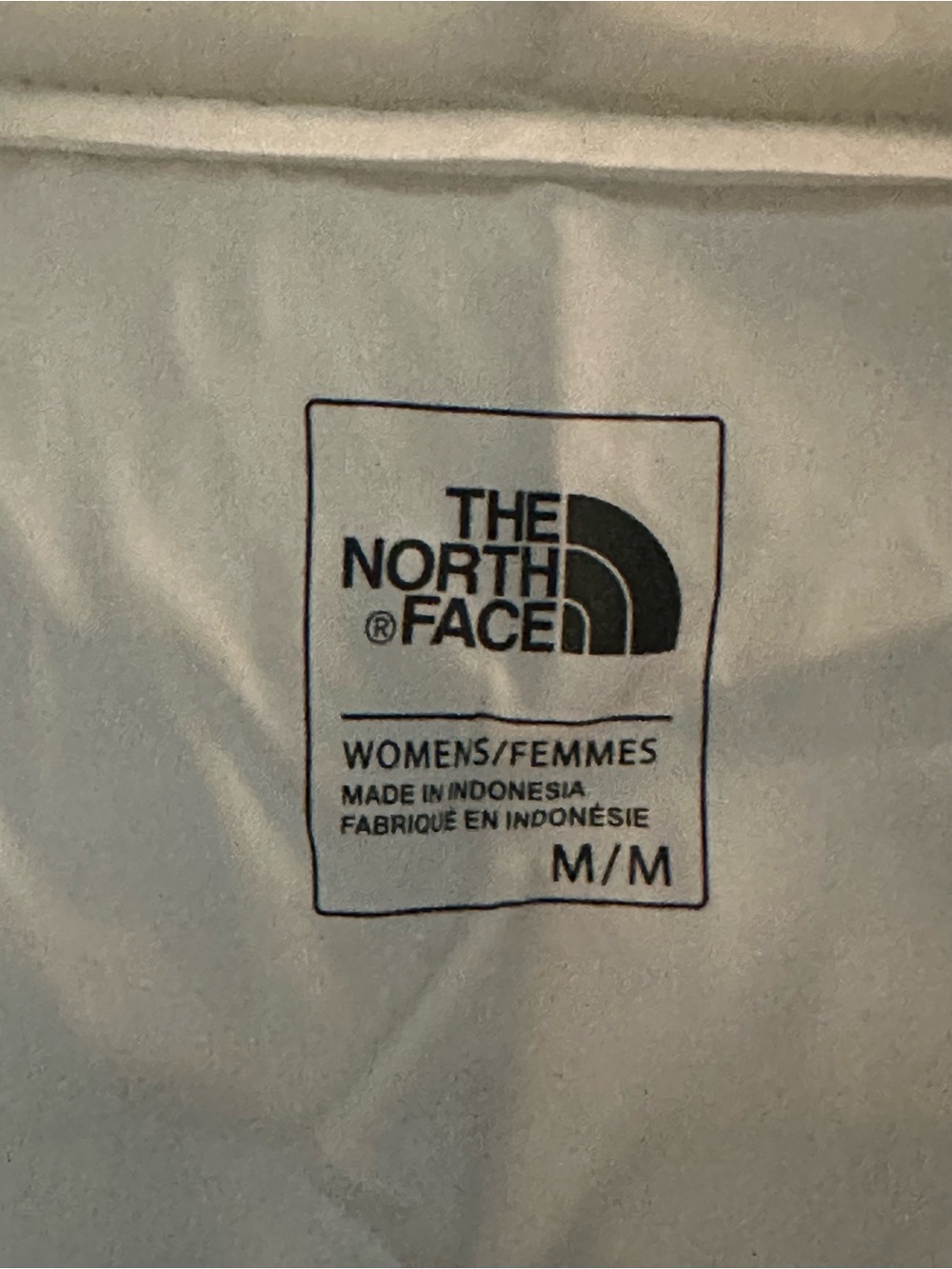 The North Face Women's Puffer Jacket - White & Light Gray